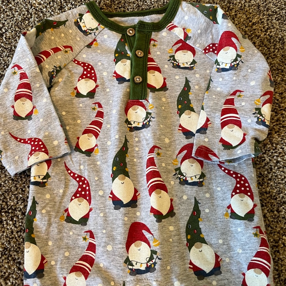 Mud Pie Gnome Print Kids One Piece - Picture 2 of 3